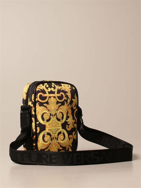 versace mens purse|versace shoulder bag price.